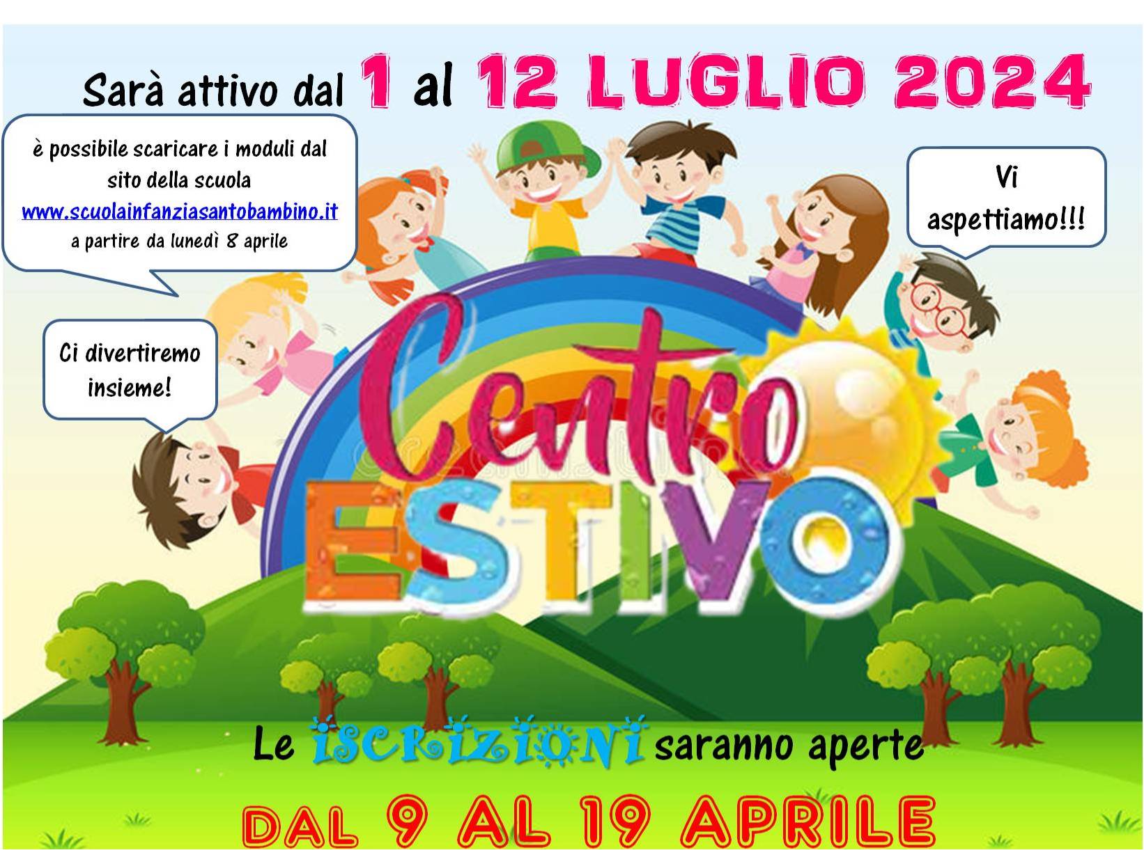 scuolainfanziasantobambino.it - CENTRO ESTIVO